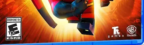 LEGO The Incredibles, the ESRB box on its front