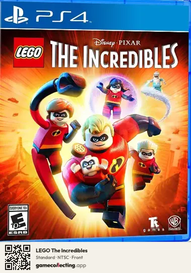 LEGO The Incredibles PlayStation 4, NTSC box front