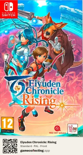 Eiyuden Chronicle: Rising Nintendo Switch, PAL box front