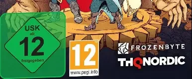 Trine 5: A Clockwork Conspiracy, the USK square on its front