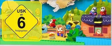 Yoshi's Crafted World, the USK square on its front