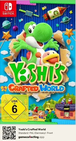Yoshi's Crafted World Nintendo Switch, Germany box front