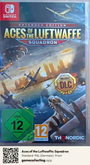 Aces of the Luftwaffe: Squadron Nintendo Switch, Germany box front