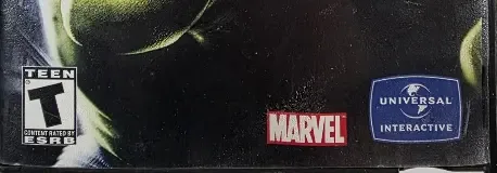 Hulk, the ESRB box on its front