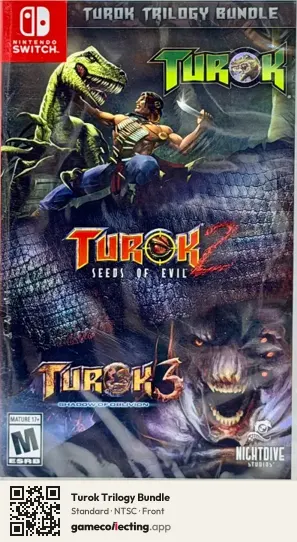 Turok Trilogy Bundle Nintendo Switch, NTSC box front