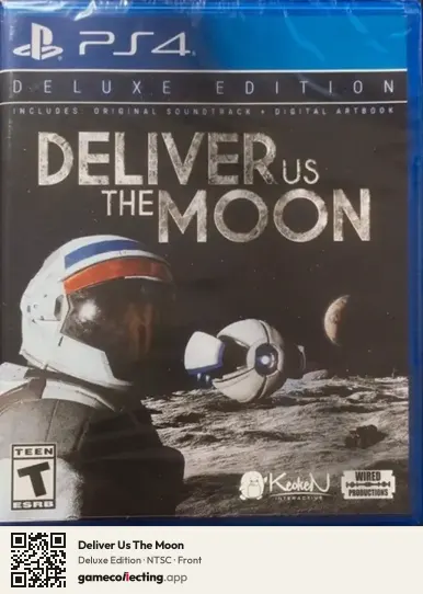 Deliver Us The Moon PlayStation 4, NTSC box front
