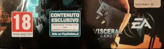 Dead Space 2, the PEGI square on its front