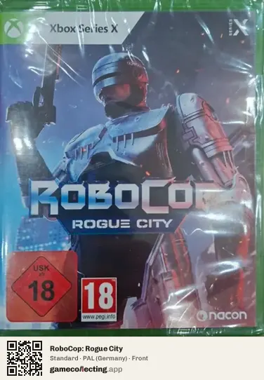RoboCop: Rogue City Xbox Series X, Germany box front