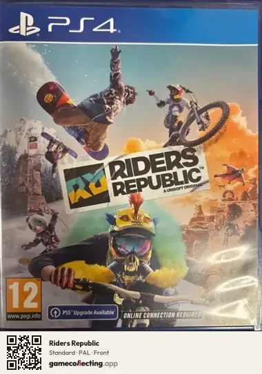 Riders Republic PlayStation 4, PAL box front