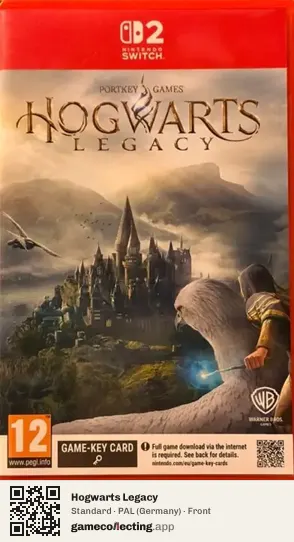 Hogwarts Legacy Nintendo Switch 2, Germany box front