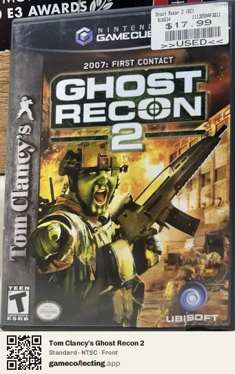 Tom Clancy's Ghost Recon 2 Nintendo GameCube, NTSC box front
