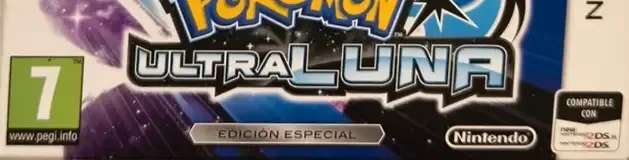 Pokémon Ultra Moon, the PEGI square on its front