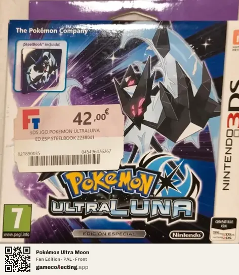 Pokémon Ultra Moon Nintendo 3DS, PAL box front