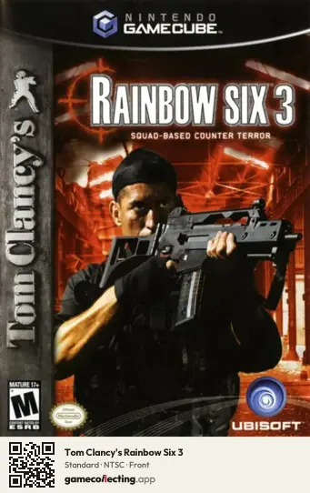 Tom Clancy's Rainbow Six 3 Nintendo GameCube, NTSC box front