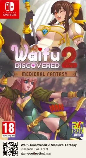 Waifu Discovered 2: Medieval Fantasy Nintendo Switch, PAL box front
