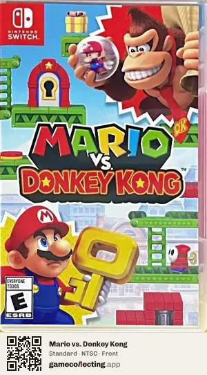 Mario vs. Donkey Kong Nintendo Switch, NTSC box front