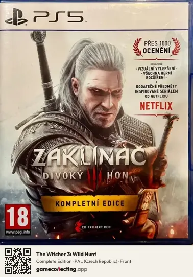The Witcher 3: Wild Hunt PlayStation 5, Czech Republic box front