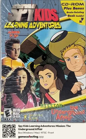 Spy Kids Learning Adventures: Mission: The Underground Affair Computer, NTSC box front