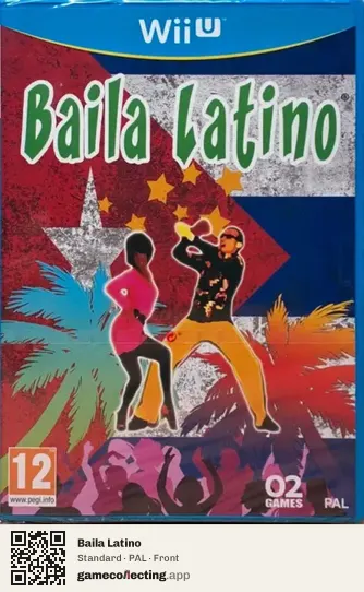 Baila Latino Nintendo Wii U, PAL box front