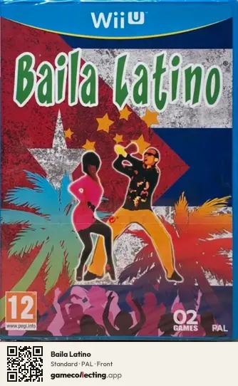 Baila Latino Nintendo Wii U, PAL box front