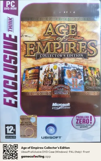 Age of Empires: Collector's Edition Computer, Italy box front