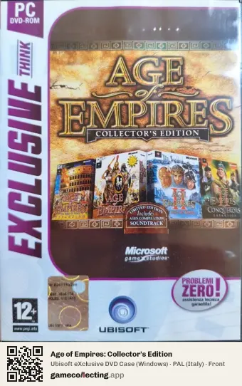 Age of Empires: Collector's Edition Computer, Italy box front