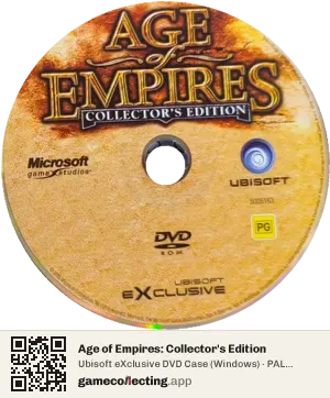 Age of Empires: Collector's Edition Computer, PAL disc