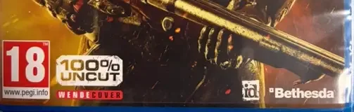 Doom, the PEGI square on its front