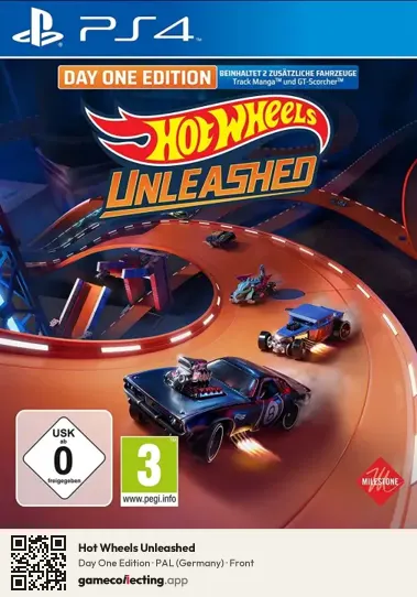 Hot Wheels Unleashed PlayStation 4, Germany box front