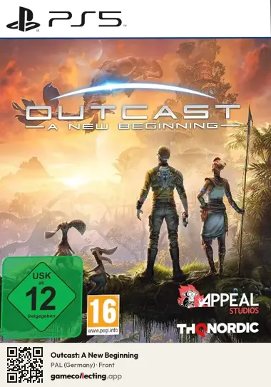 Outcast: A New Beginning PlayStation 5, Germany box front