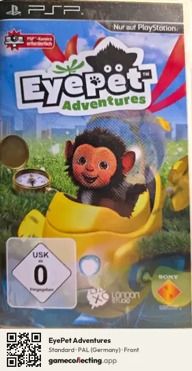 EyePet Adventures PlayStation Portable, Germany box front