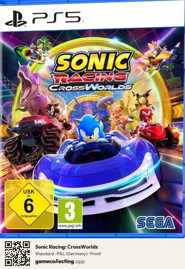 Sonic Racing: CrossWorlds PlayStation 5, Germany box front