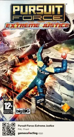 Pursuit Force: Extreme Justice PlayStation Portable, PAL box front