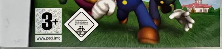 Super Mario 64 DS, the PEGI square on its front