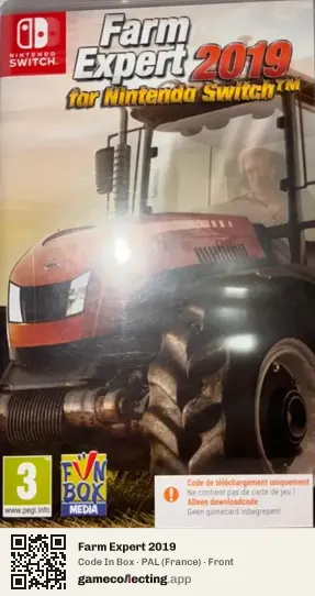 Farm Expert 2019 Nintendo Switch, France box front