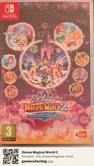 Disney Magical World 2 Nintendo Switch, United Kingdom box front