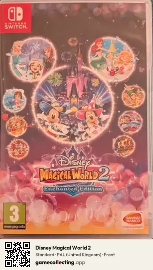 Disney Magical World 2 Nintendo Switch, United Kingdom box front