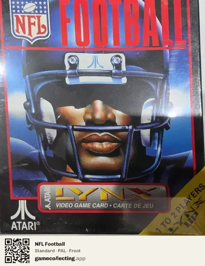 NFL Football Atari Lynx, PAL box front