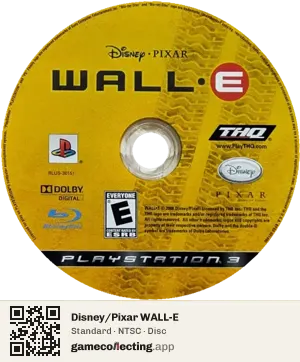 Disney/Pixar WALL-E PlayStation 3, NTSC disc