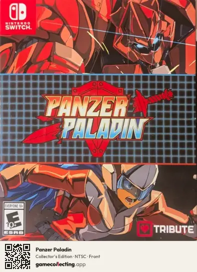 Panzer Paladin Nintendo Switch, NTSC box front