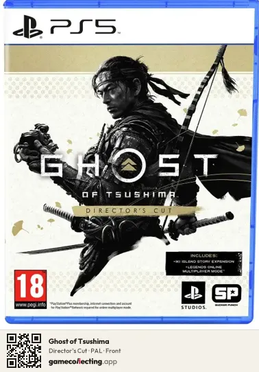 Ghost of Tsushima PlayStation 5, PAL box front