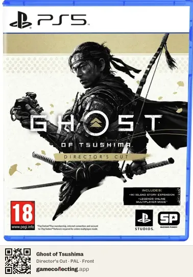 Ghost of Tsushima PlayStation 5, PAL box front