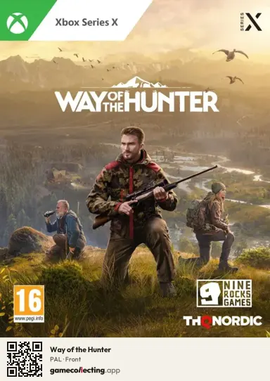 Way of the Hunter Xbox Series X, PAL box front