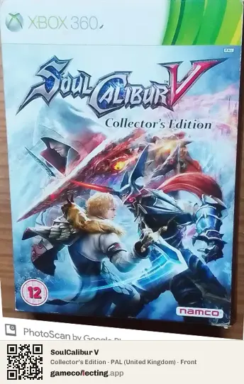 SoulCalibur V Xbox 360, United Kingdom box front