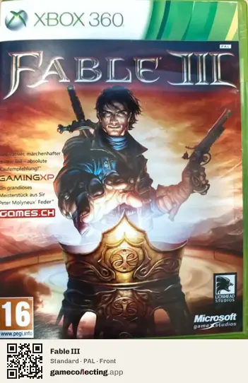 Fable III Xbox 360, PAL box front