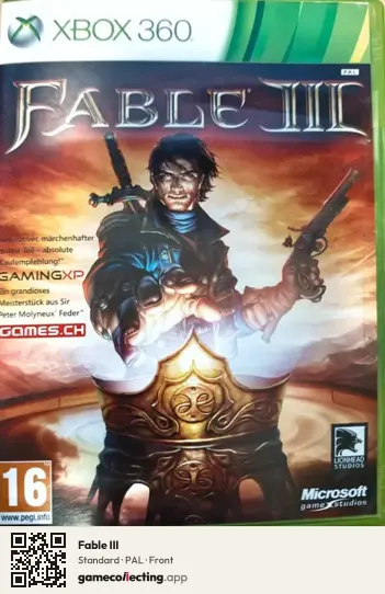 Fable III Xbox 360, PAL box front