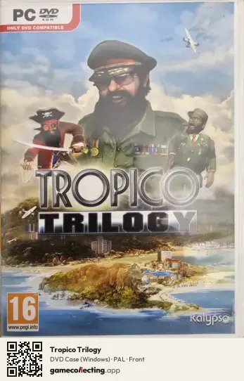 Tropico Trilogy Computer, PAL box front