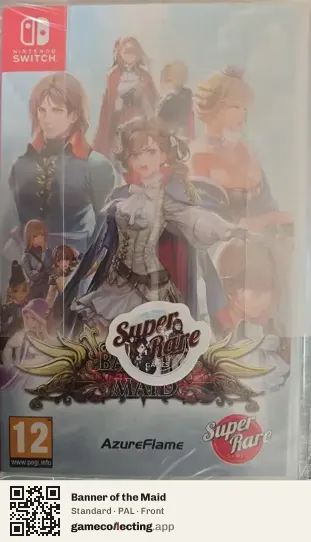 Banner of the Maid Nintendo Switch, PAL box front