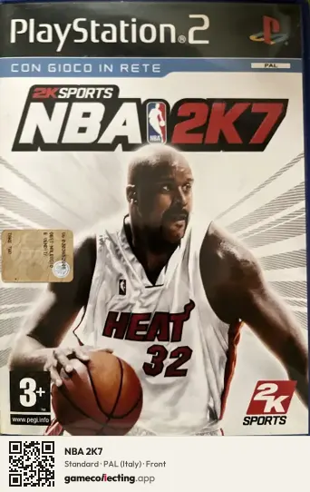 NBA 2K7 PlayStation 2, Italy box front