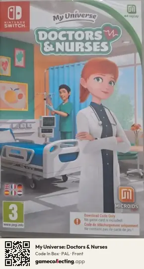 My Universe: Doctors & Nurses Nintendo Switch, PAL box front